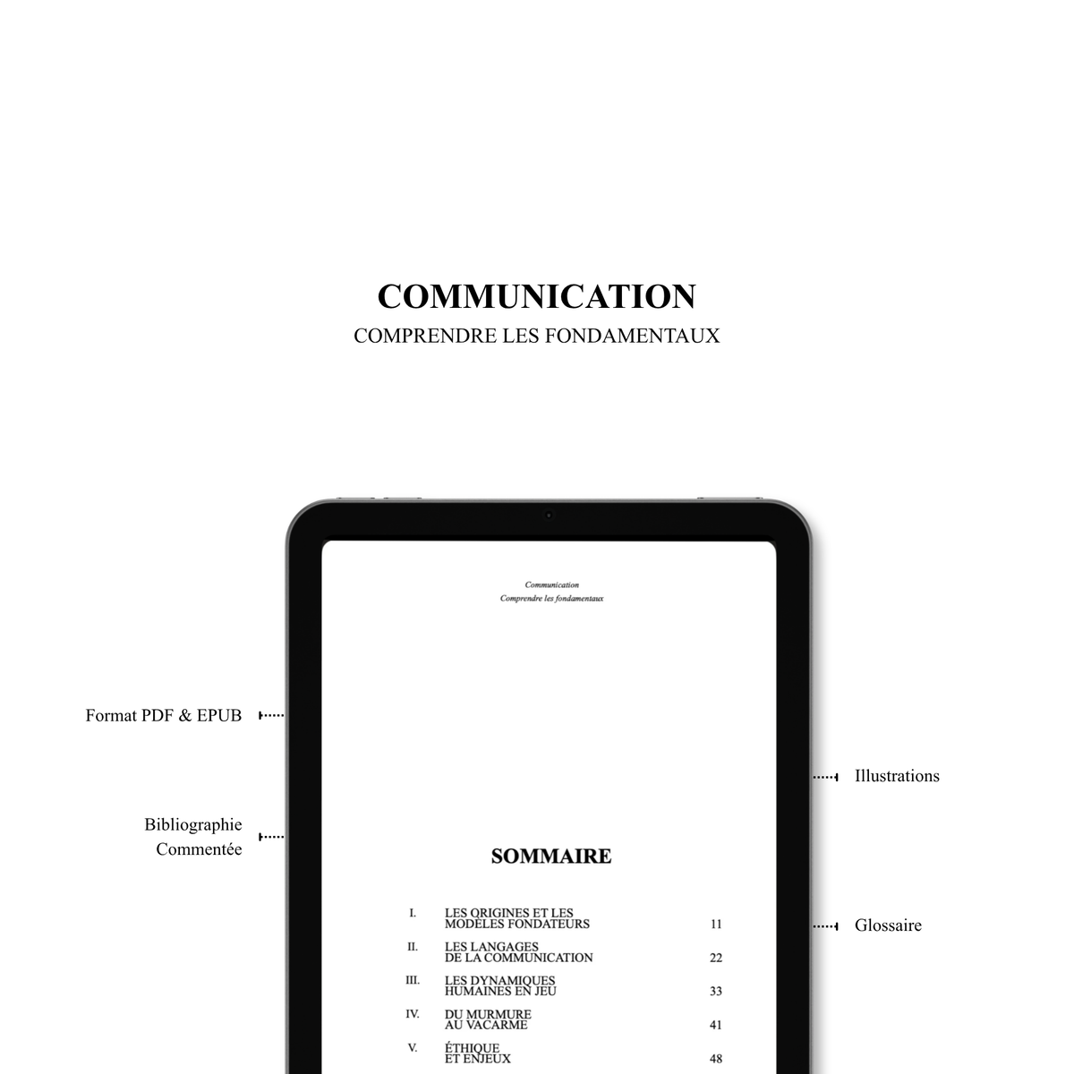COMMUNICATION : Comprendre les fondamentaux⎜Ebook