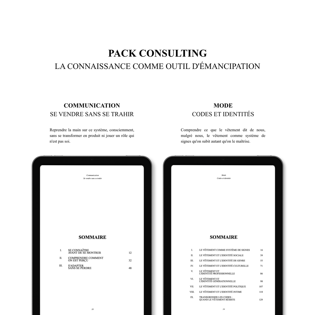 CONSULTING : Pack⎜Ebook