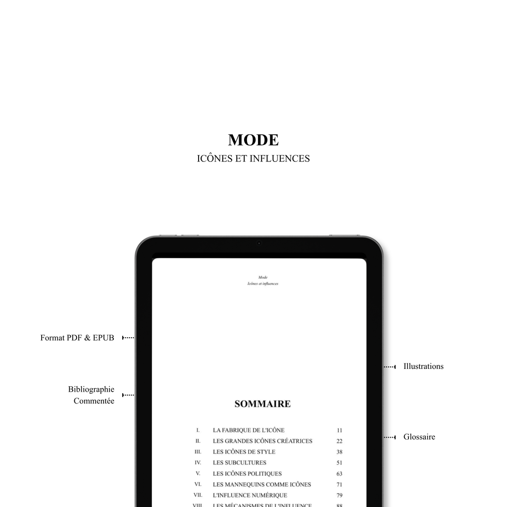 MODE : Icônes et influences⎜Ebook